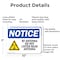 Signmission Rf Antenna Do Not Loiter Near Antenna, 10 in W x Rectangle, Aluminum OS-2PACK-NS-A-710-L-18104 - alternate 3